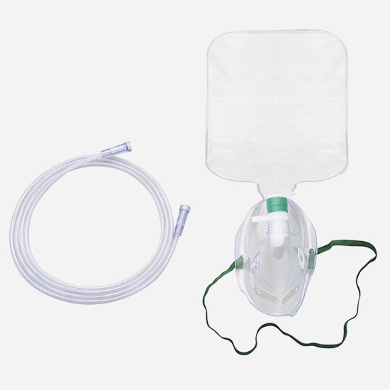 Non-Rebreathing Mask With Safety Vent