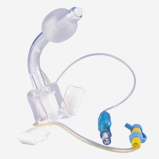 Tracheostomy Tube With Evacuation Lumen / Cuffed